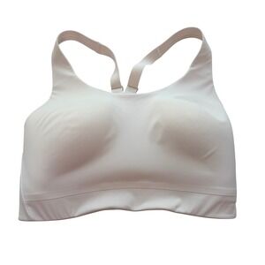 Athleta Advance Sports Bra 34DD White Excellent